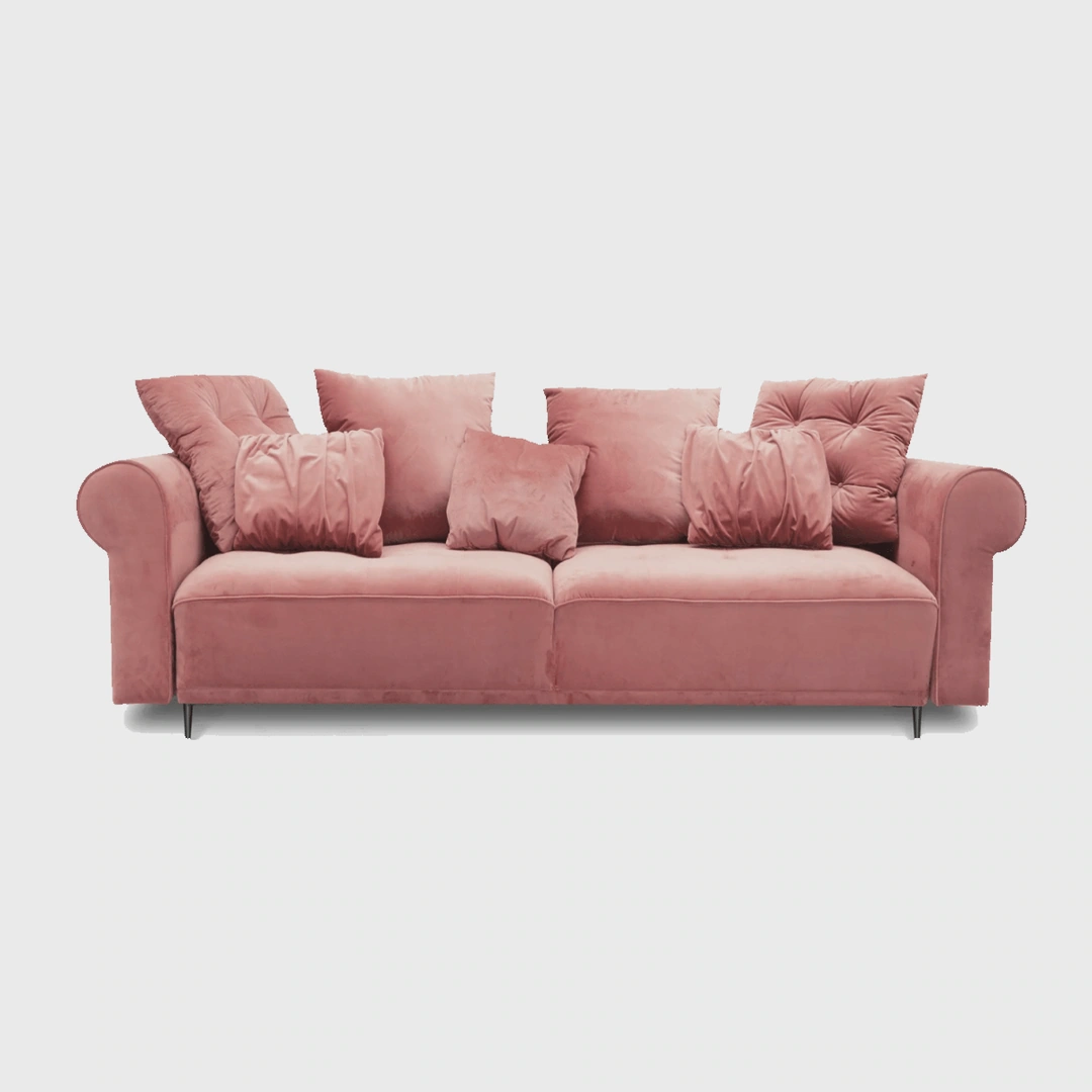 Clair 3 Sofa Bed Pink Sunny 2258