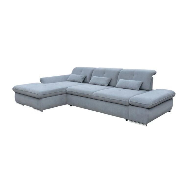Edit Corner Sofa Bed Left Bright Blue Mystic 602
