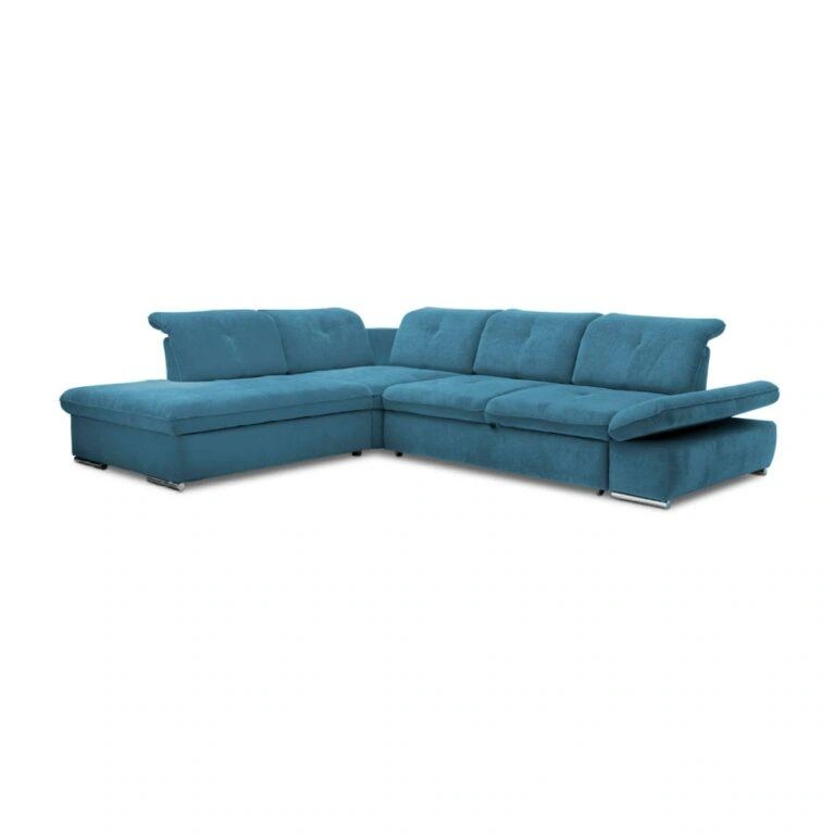 Edit Large Corner Sofa Bed Left Sea Blue Mystic 510
