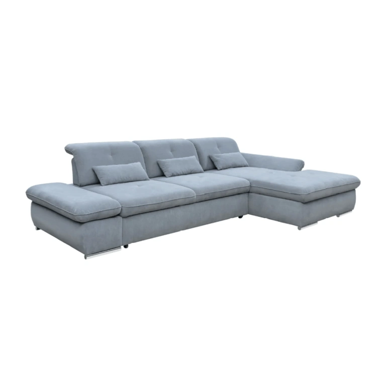 Edit Corner Sofa Bed Right Bright Blue Mystic 602