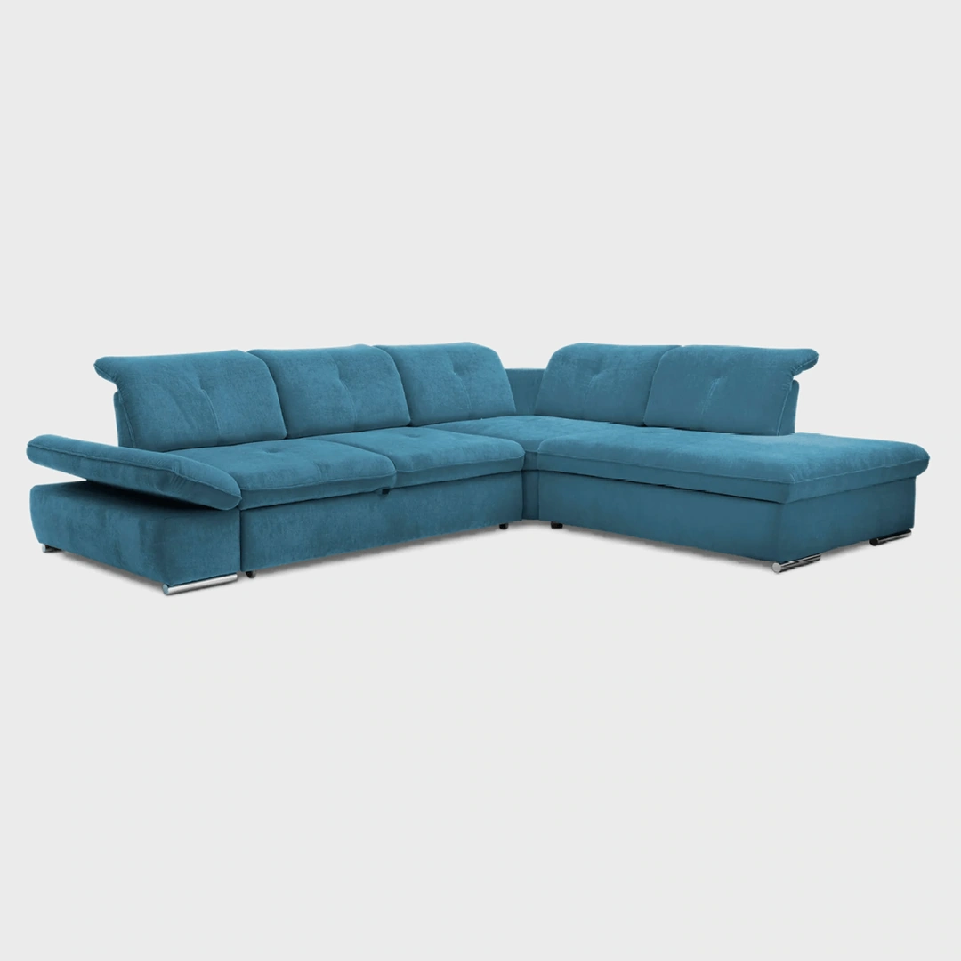Edit Large Corner Sofa Bed Right Sea Blue Mystic 510