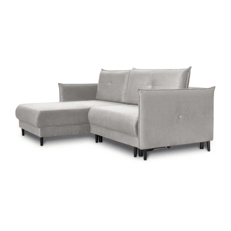 Haiti Corner Sofa Bed Left Bright Grey Sunny 2240