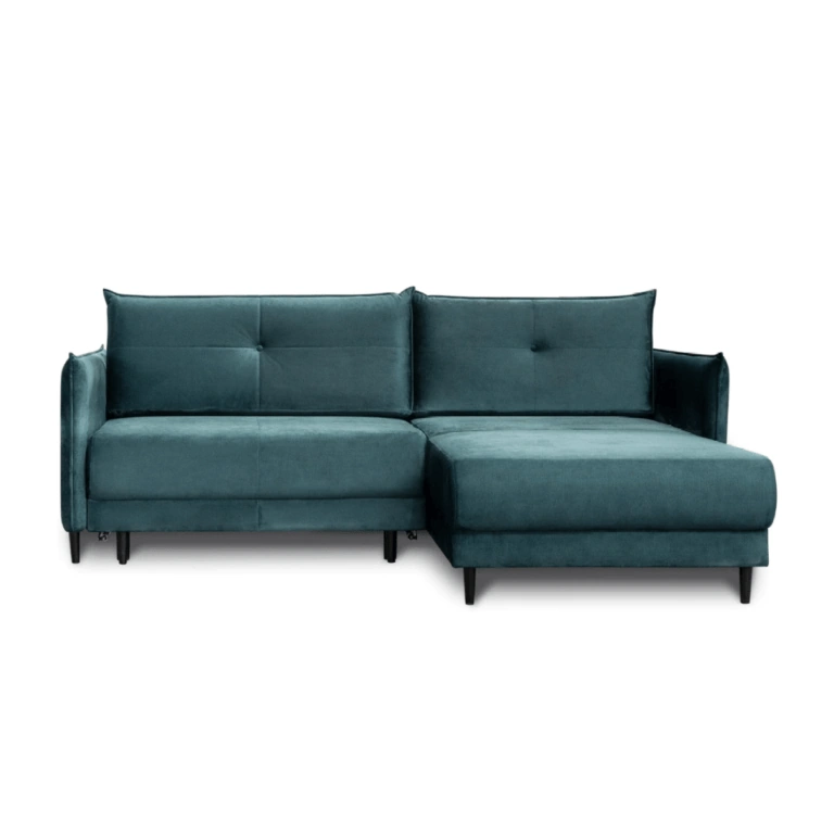 Haiti Corner Sofa Bed Right Bottle Green Tivoli 37