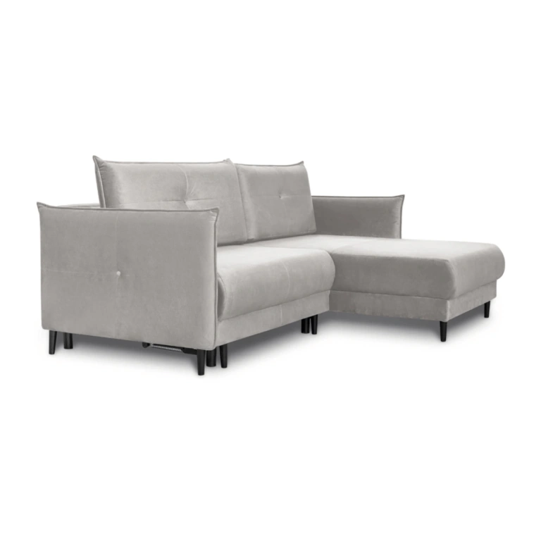 Haiti Corner Sofa Bed Right Bright Grey Sunny 2240