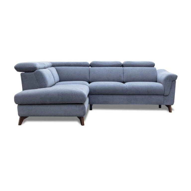 Hampton Corner Sofa Left Bright Blue Mystic 602