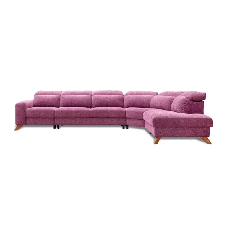 Imperio Corner Sofa Right Pink Plum Victory 342