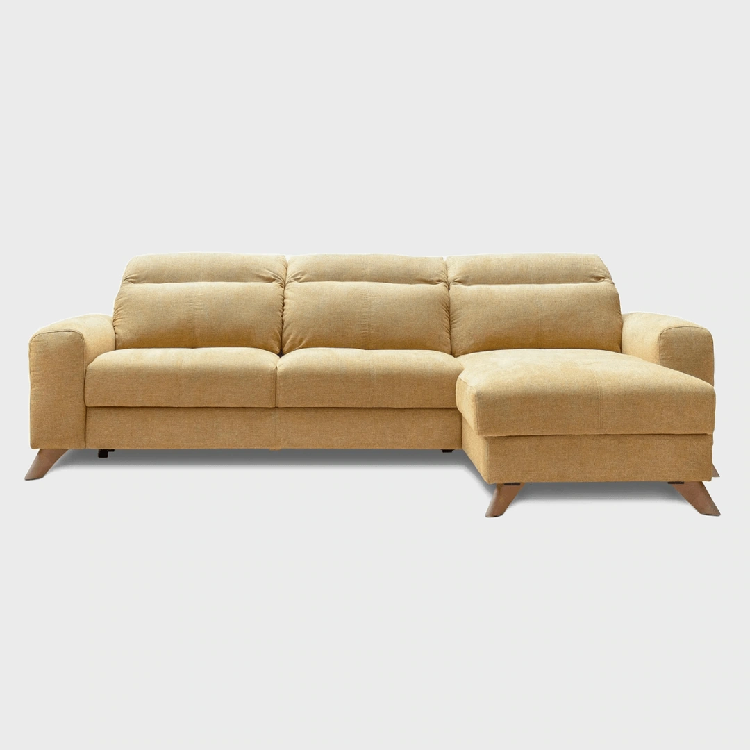 Imperio Corner Sofa Bed Right Yellow Imperial 314