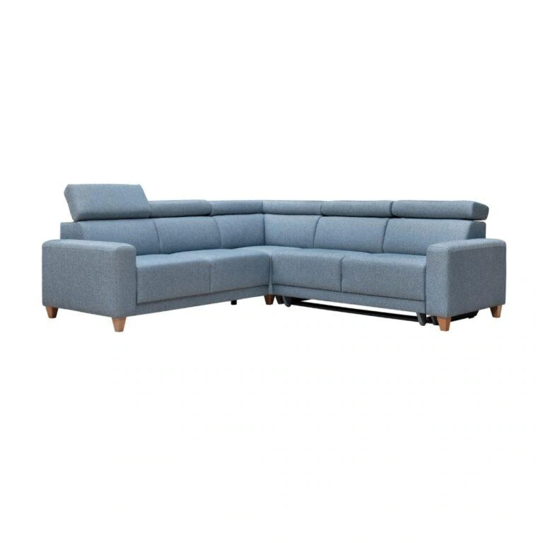 Kelly Corner Sofa Bed Left Blue Staunch 15