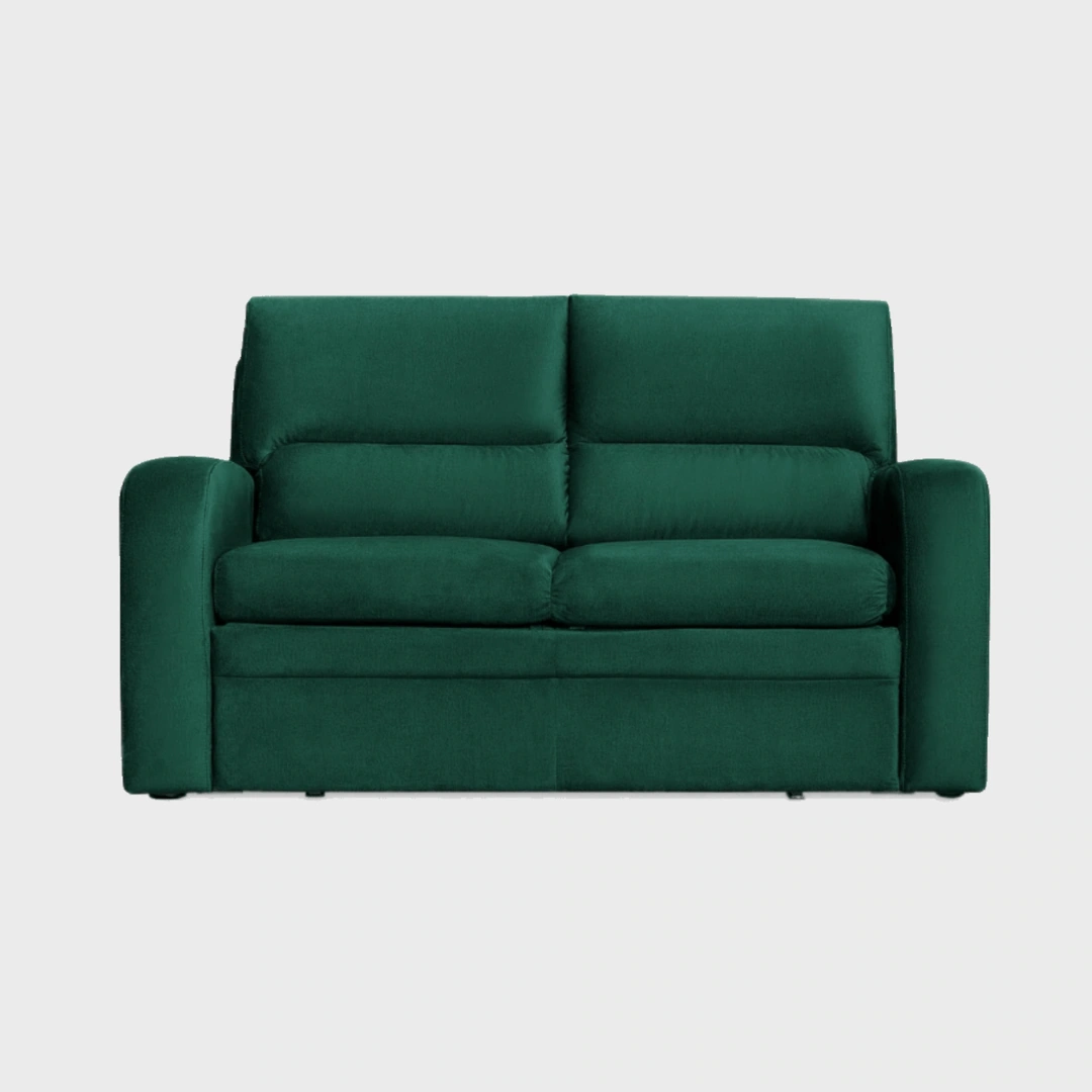 Larus 2 Seater Sofa Bed Bottle Green Tivoli 37