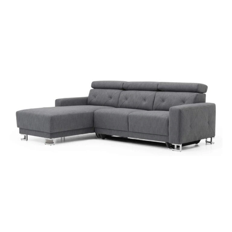 Life Corner Sofa Bed Left Dark Grey Linate 16