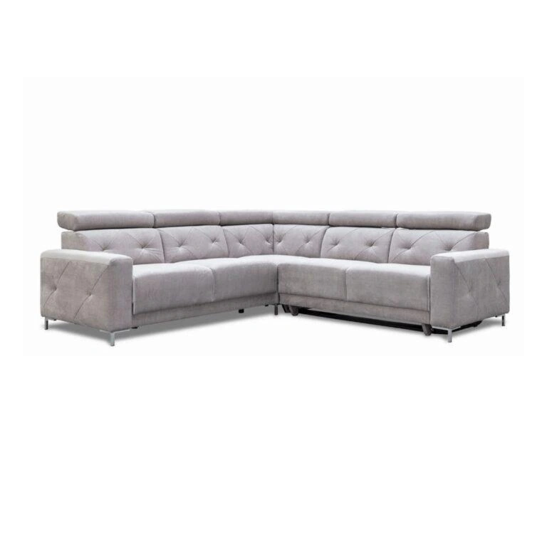 Life Corner Sofa Bed Left Grey Mystic 21