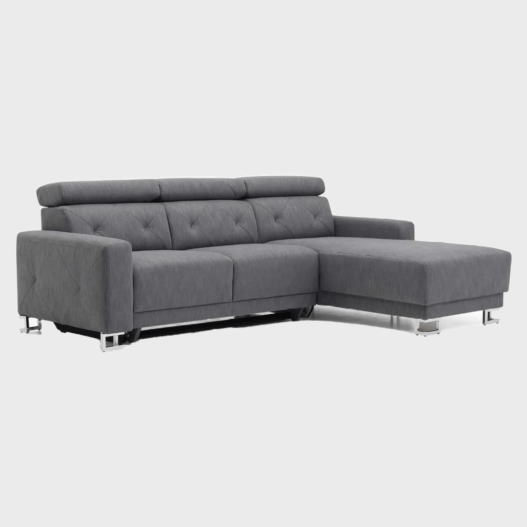 Life Corner Sofa Bed Right Dark Grey Linate 16