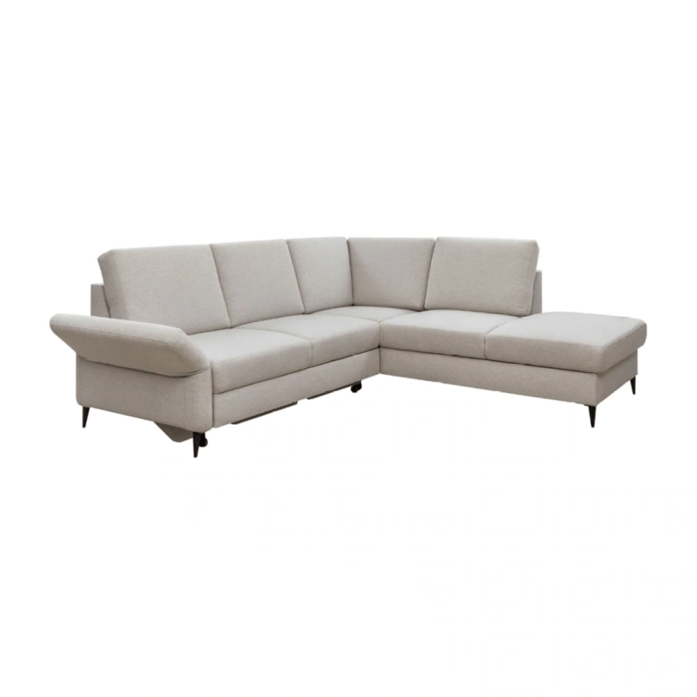 Orlando Corner Sofa Bed Right Cold Beige