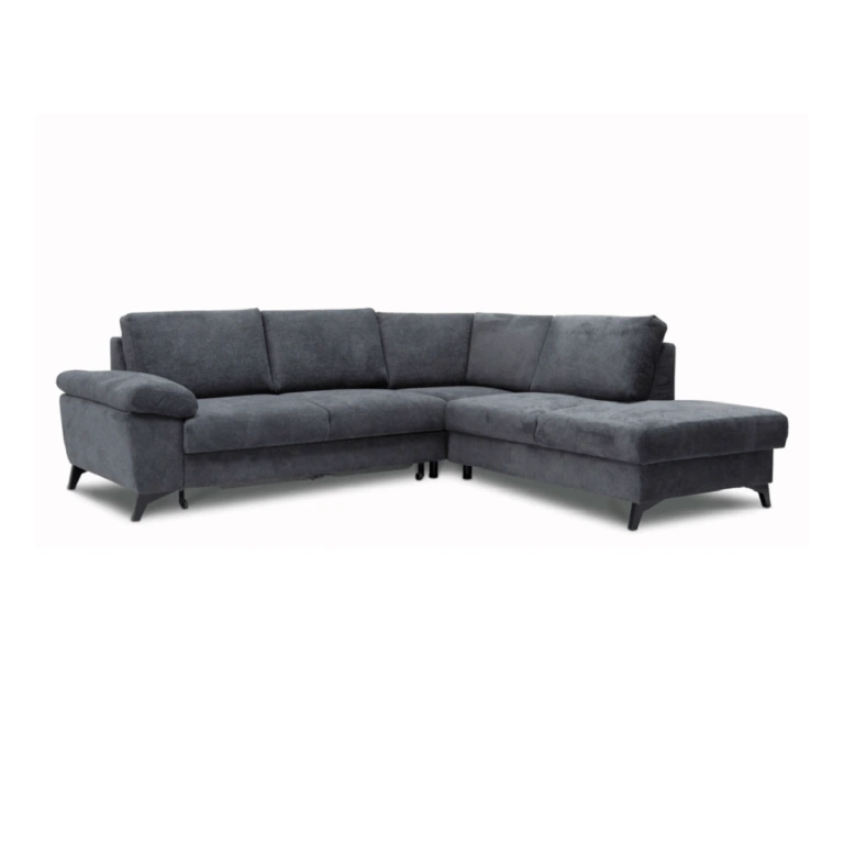 Orlando Corner Sofa Bed Right Graphite Dolce 23