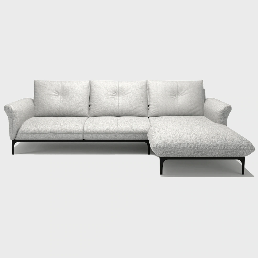 Reggio Corner Sofa Right Light Grey Diosa 85