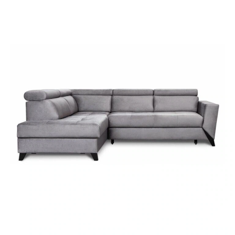 Salsa Corner Sofa Bed Left Grey Tivoli 85