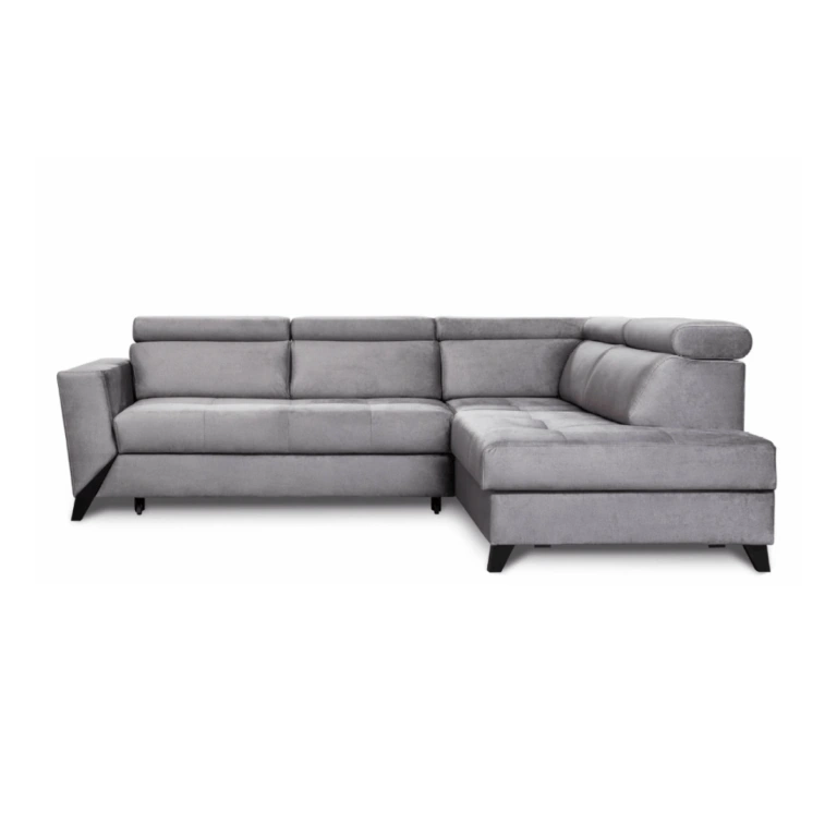 Salsa Corner Sofa Bed Right Grey Tivoli 85