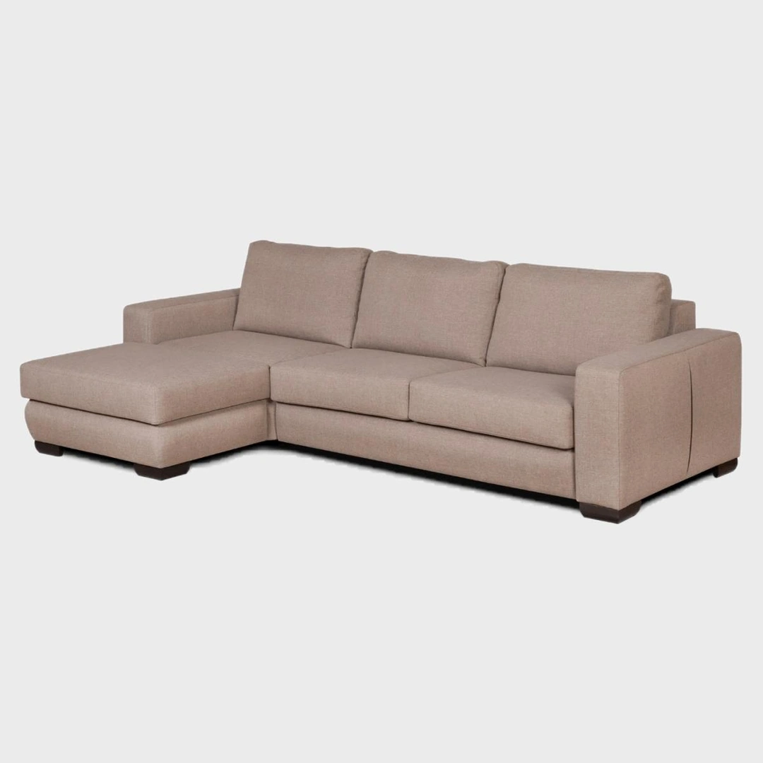 Space-140 Corner Sofa Bed Left Bright Brown Neat 16