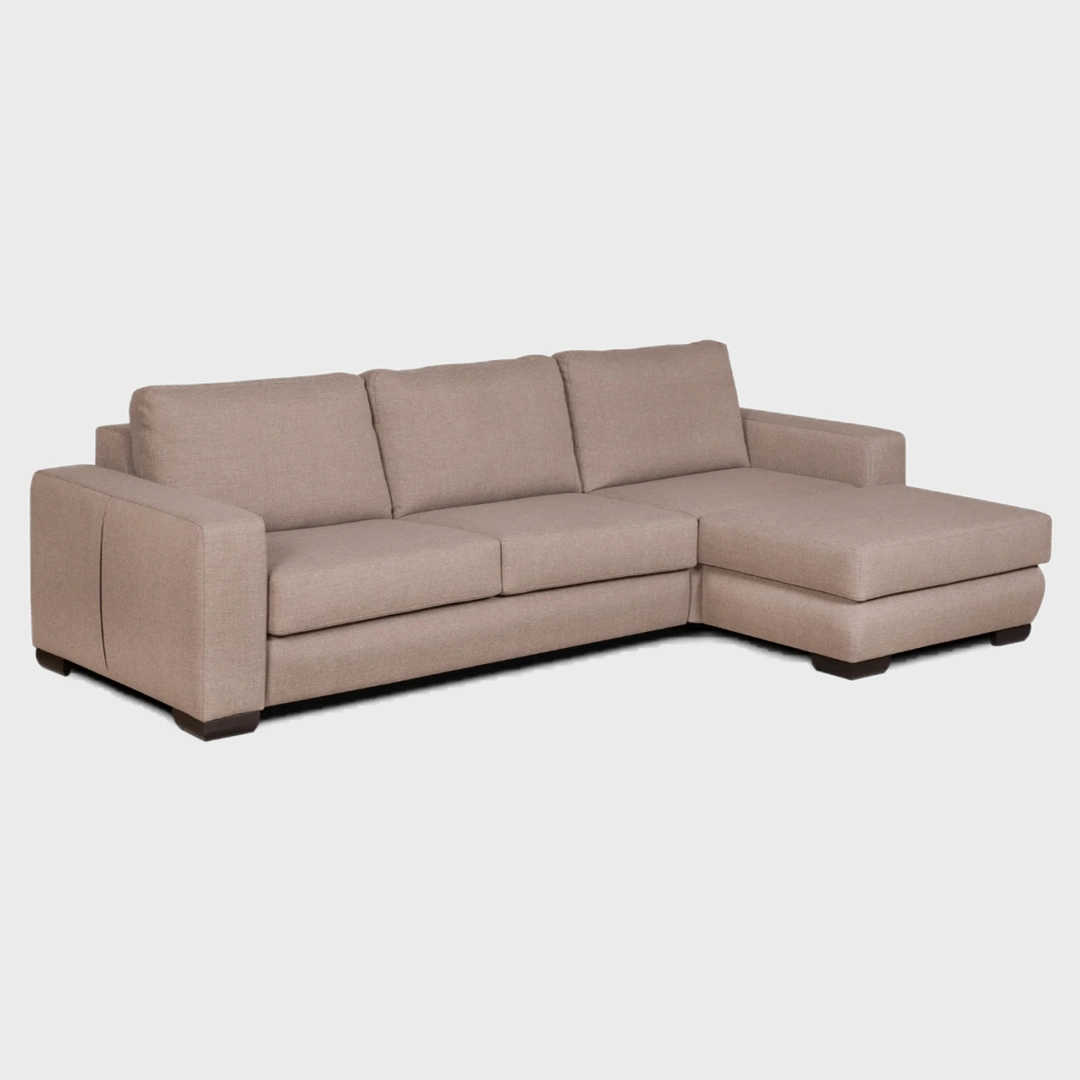 Space-140 Corner Sofa Bed Right Bright Brown Neat 16