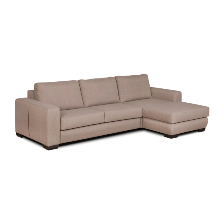 Space-160 Corner Sofa Bed Right Bright Brown Neat 16