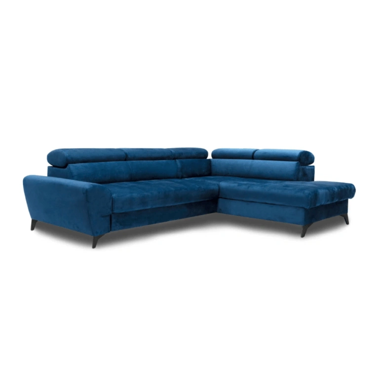 Swan Corner Sofa Bed Right Inky Sunny 2211