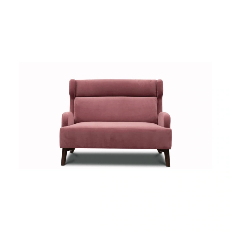 Wing 2 Seater Sofa Pink Sunny 2258